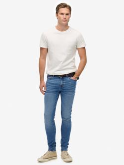 Superdry Vintage Skinny Jeans, Elkhorn Mid Blue