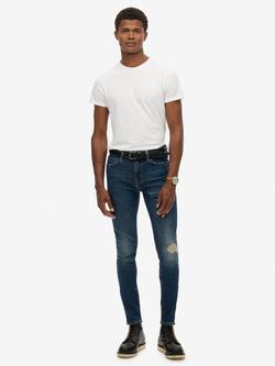 Superdry Vintage Skinny Jeans, Frontier Repair Blue, Frontier Repair Blue