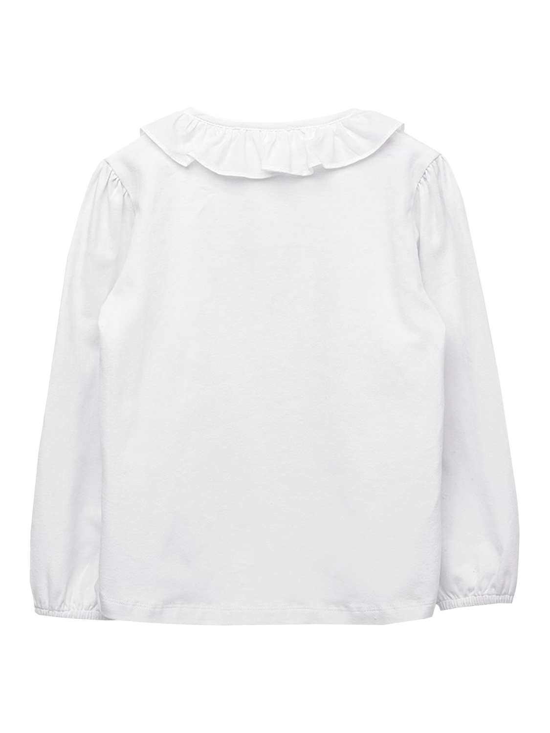 Product image 3 of 3, which shows Trotters Kids' Willow Jersey Blouse, White, 2-3 years