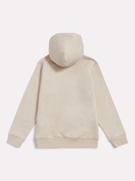 New Balance Kids' French Terry Cotton Logo Hoodie - view 2, Timberwolf