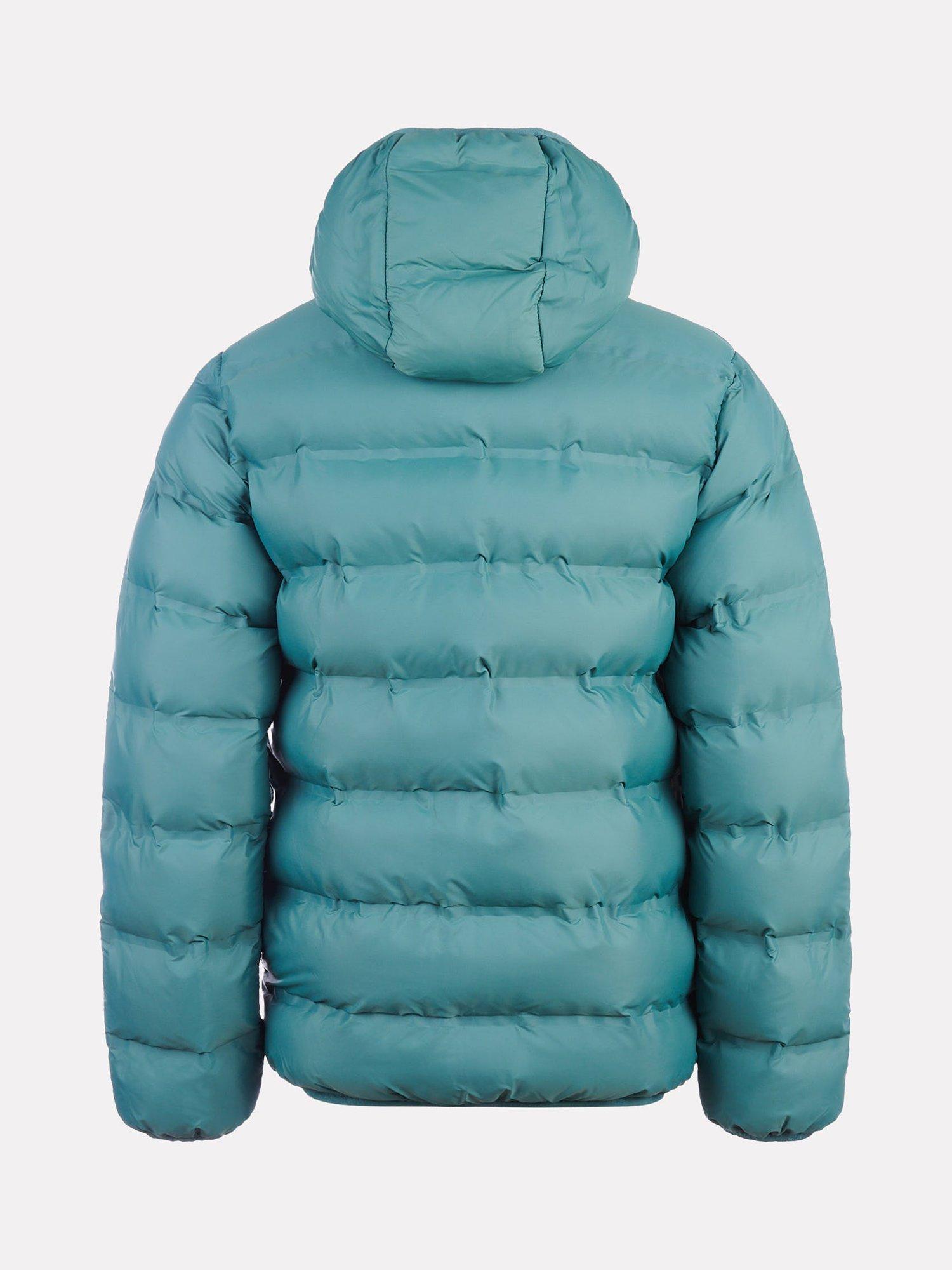 Product image 7 of 9, which shows New Balance Kids' Hooded Quilted Jacket, New Spruce, 7-8 years