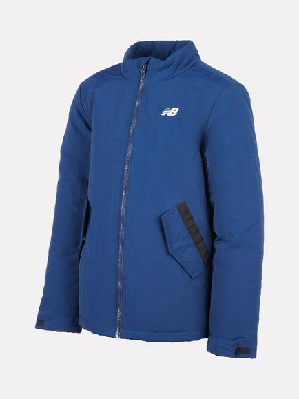 New Balance Kids' Wadded Funnel Jacket, Navy - view 2, Nb Navy