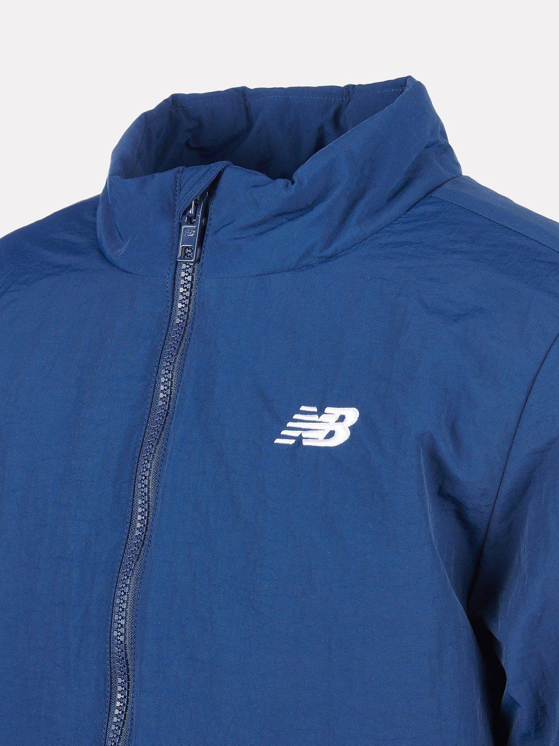 Product image 4 of 7, which shows New Balance Kids' Wadded Funnel Jacket, Nb Navy, 7-8 years