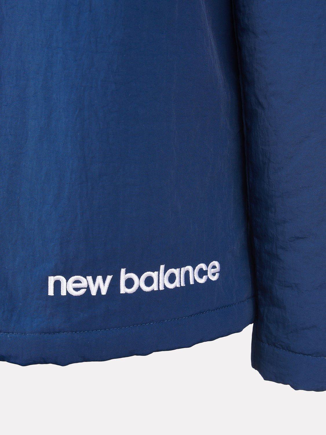 Product image 6 of 7, which shows New Balance Kids' Wadded Funnel Jacket, Nb Navy, 7-8 years