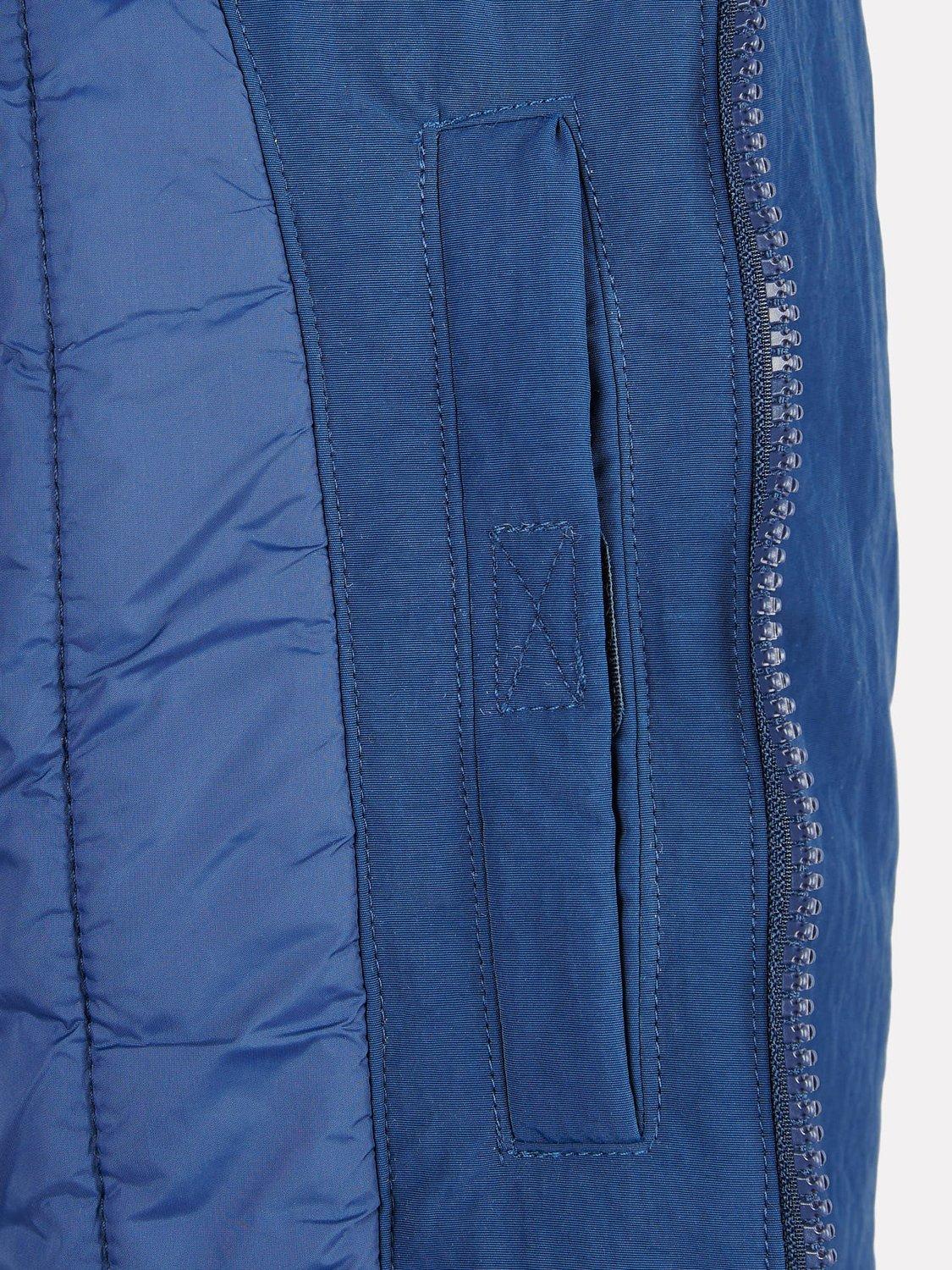 Product image 7 of 7, which shows New Balance Kids' Wadded Funnel Jacket, Nb Navy, 7-8 years