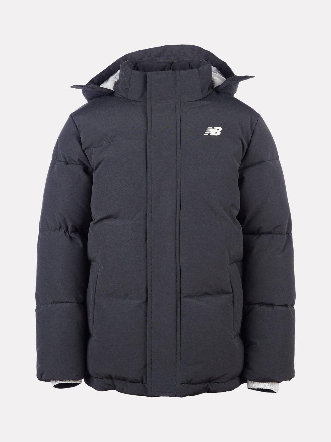 Product image 7 of 11, which shows New Balance Kids' Wadded Puffer Coat, Nb Caviar, 7-8 years