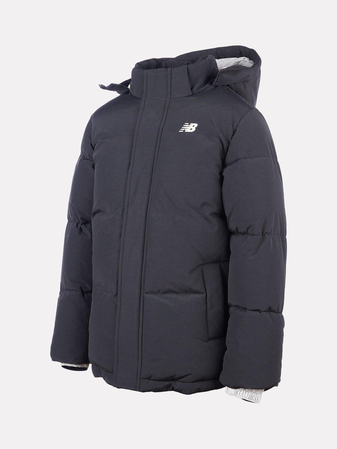 Product image 8 of 11, which shows New Balance Kids' Wadded Puffer Coat, Nb Caviar, 7-8 years