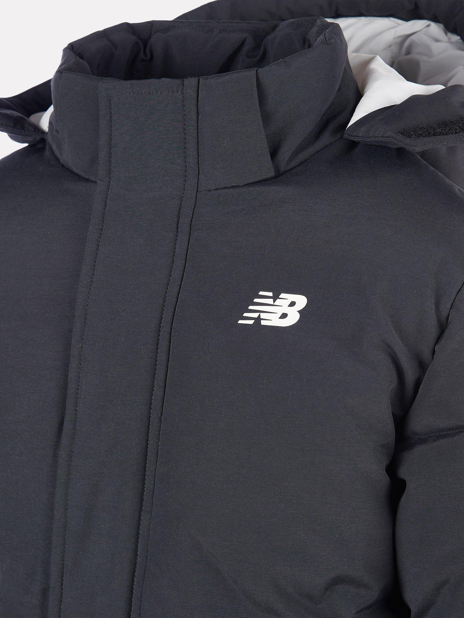 Product image 10 of 11, which shows New Balance Kids' Wadded Puffer Coat, Nb Caviar, 7-8 years