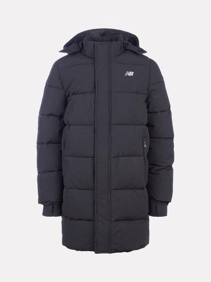 New Balance Kids' Wide Baffle Puffer Jacket, Black, Black