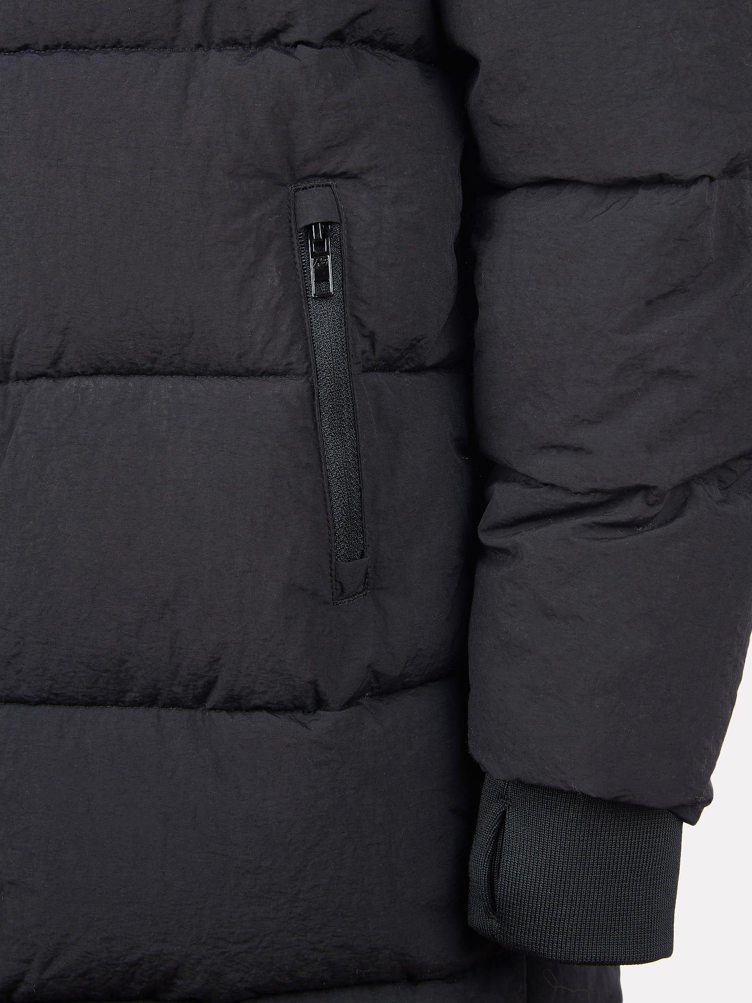 Product image 5 of 6, which shows New Balance Kids' Wide Baffle Puffer Jacket, Black, 7-8 years
