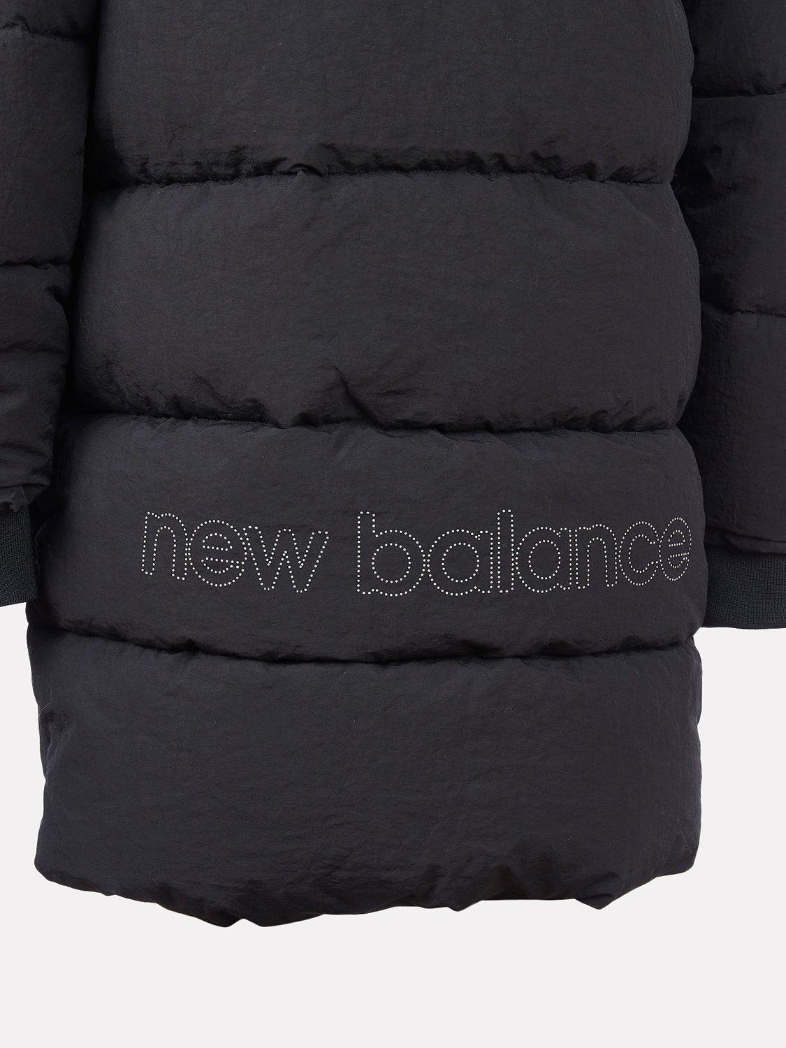 Product image 6 of 6, which shows New Balance Kids' Wide Baffle Puffer Jacket, Black, 7-8 years