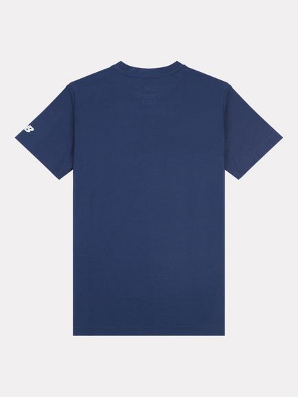 New Balance Kids' Short Sleeve Athletics Logo T-Shirt, Nb Navy - view 2, Nb Navy