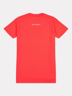 New Balance Kids' Athletics Short Sleeve T-Shirt, Urgent Red - view 2, Urgent Red
