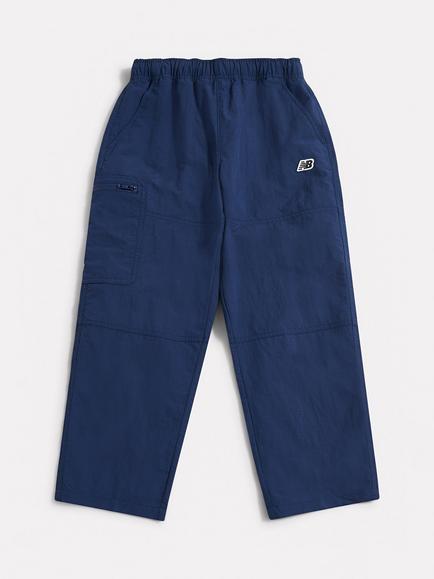 New Balance Kids' Ripstop Parachute Trousers, Navy, Navy