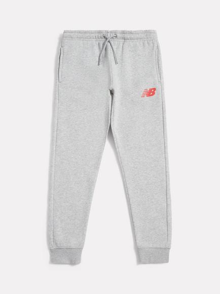 New Balance Kids' Brush Back Joggers, Grey Marl