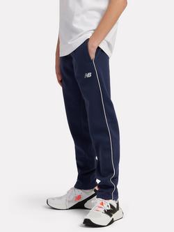 New Balance Kids' Double Knit Tracksuit Trousers, Navy - view 2, Navy