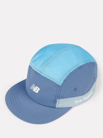 New Balance Kids' Athletics Graphic Contrast 5 Pane Baseball Cap, Shoreline Blue