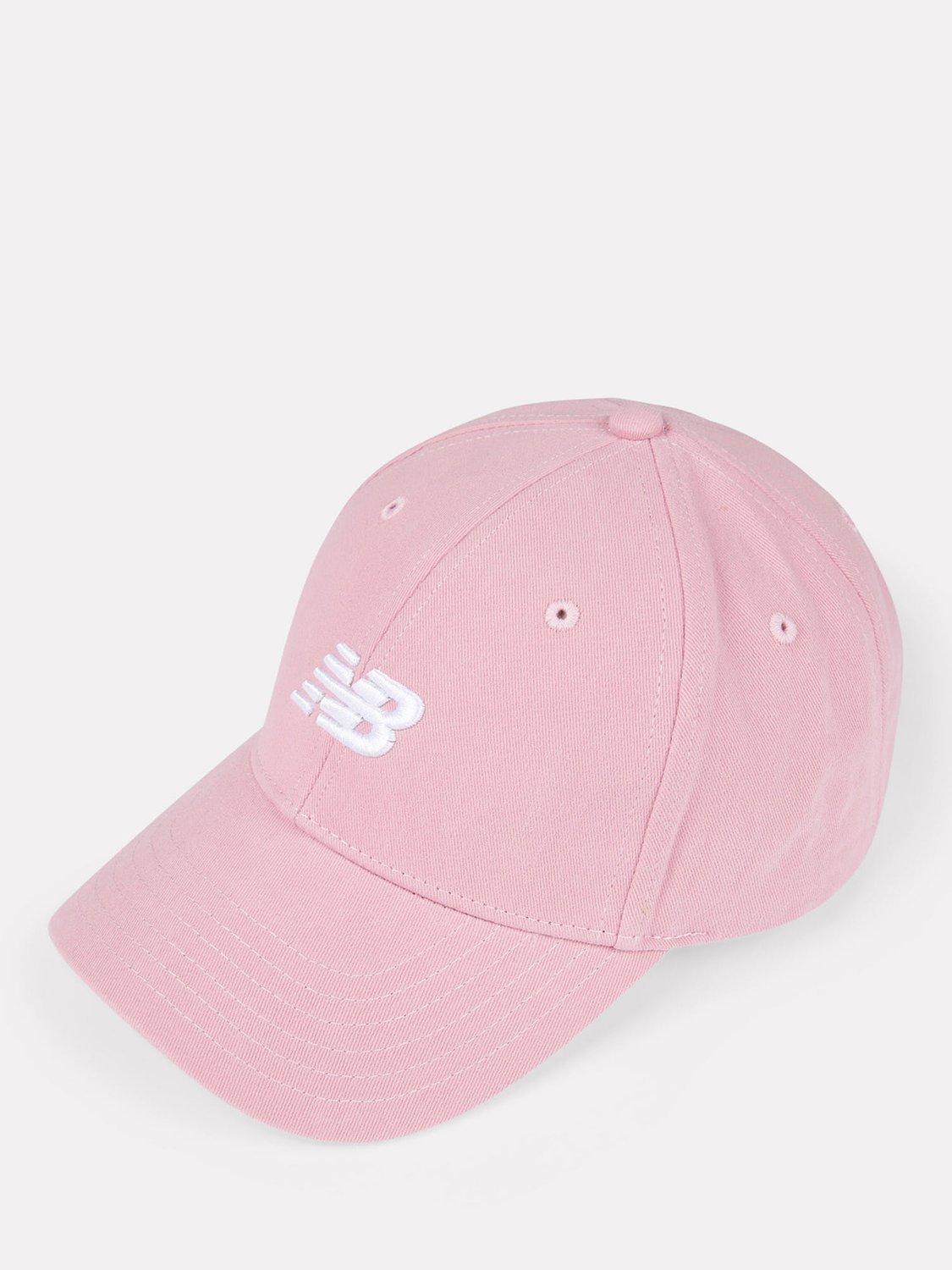 Product image 1 of 6, which shows New Balance Kids' Small Logo Baseball Cap, Pink Taffy, One