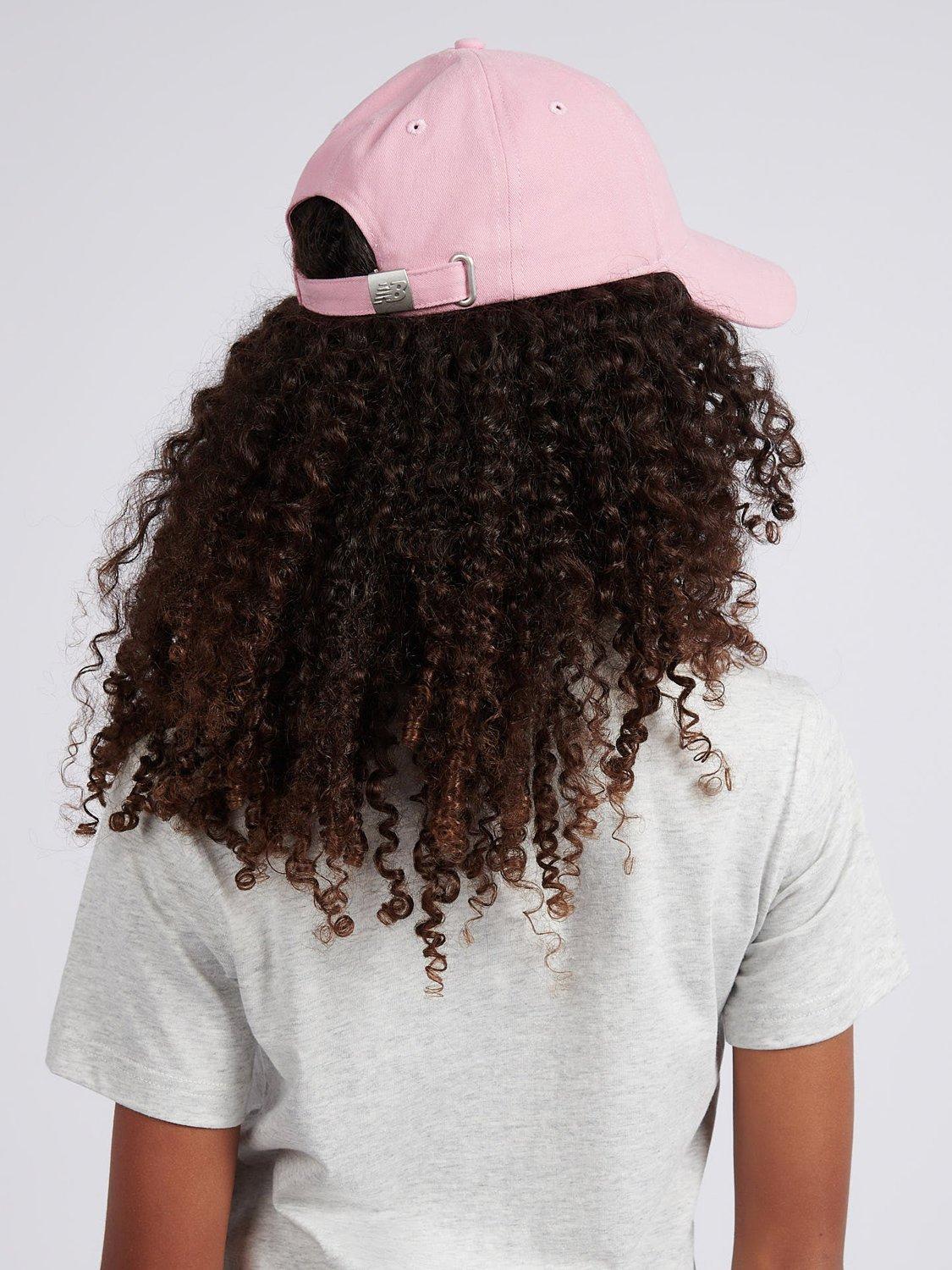 Product image 3 of 6, which shows New Balance Kids' Small Logo Baseball Cap, Pink Taffy, One