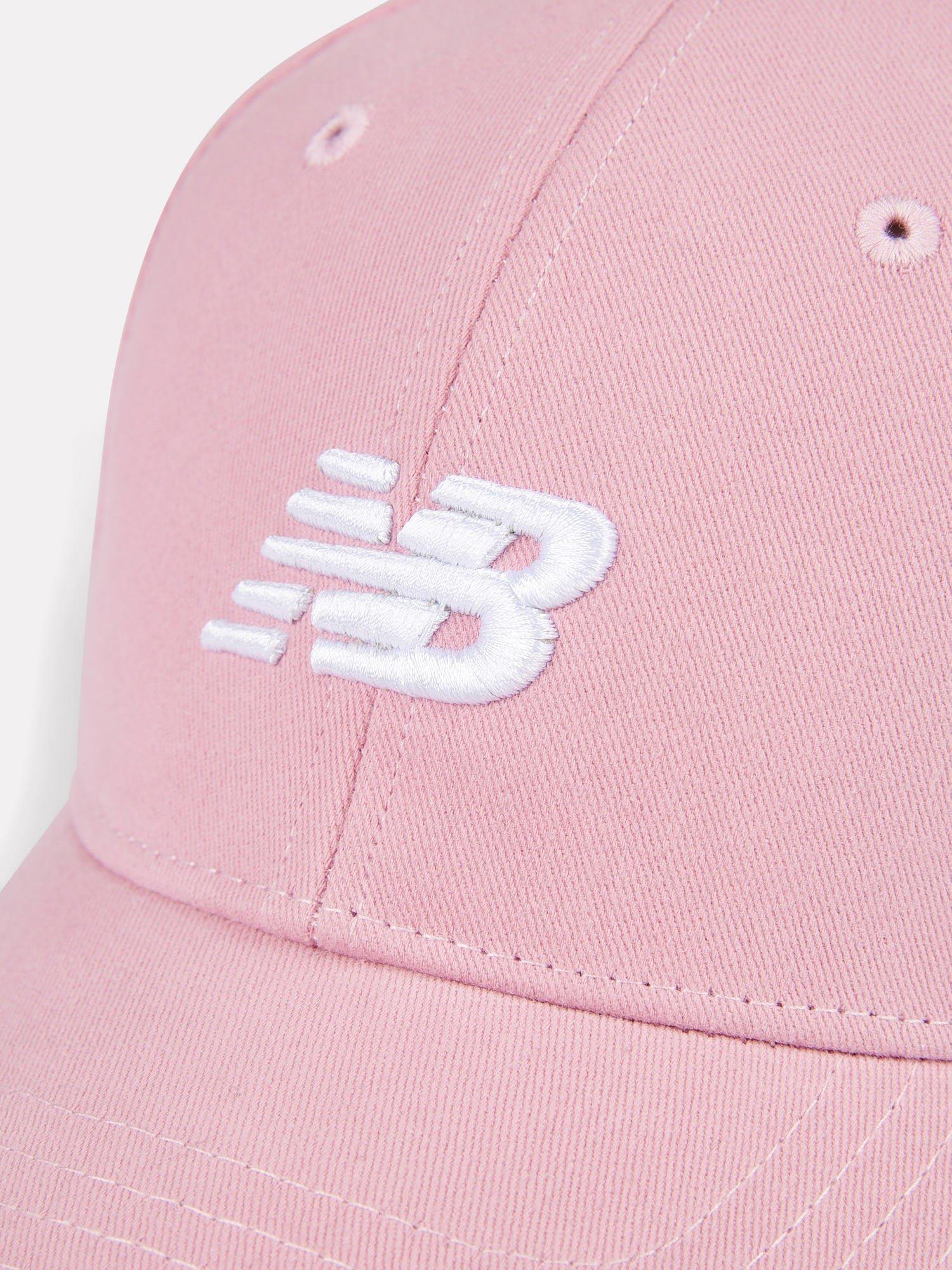 Product image 6 of 6, which shows New Balance Kids' Small Logo Baseball Cap, Pink Taffy, One