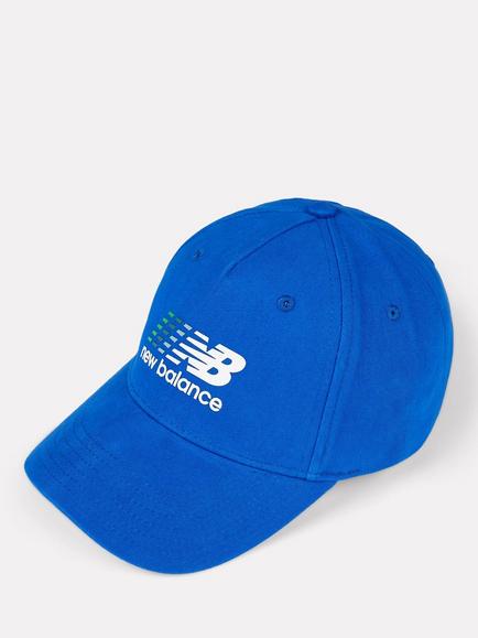 New Balance Kids' Cotton Twill Prong Cap, Blue Gemstone