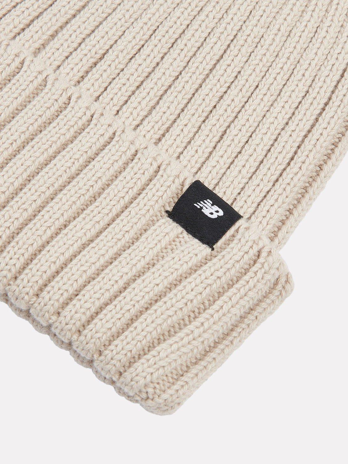 Product image 3 of 3, which shows New Balance Kids' Tab Beanie, Timberwolf, One