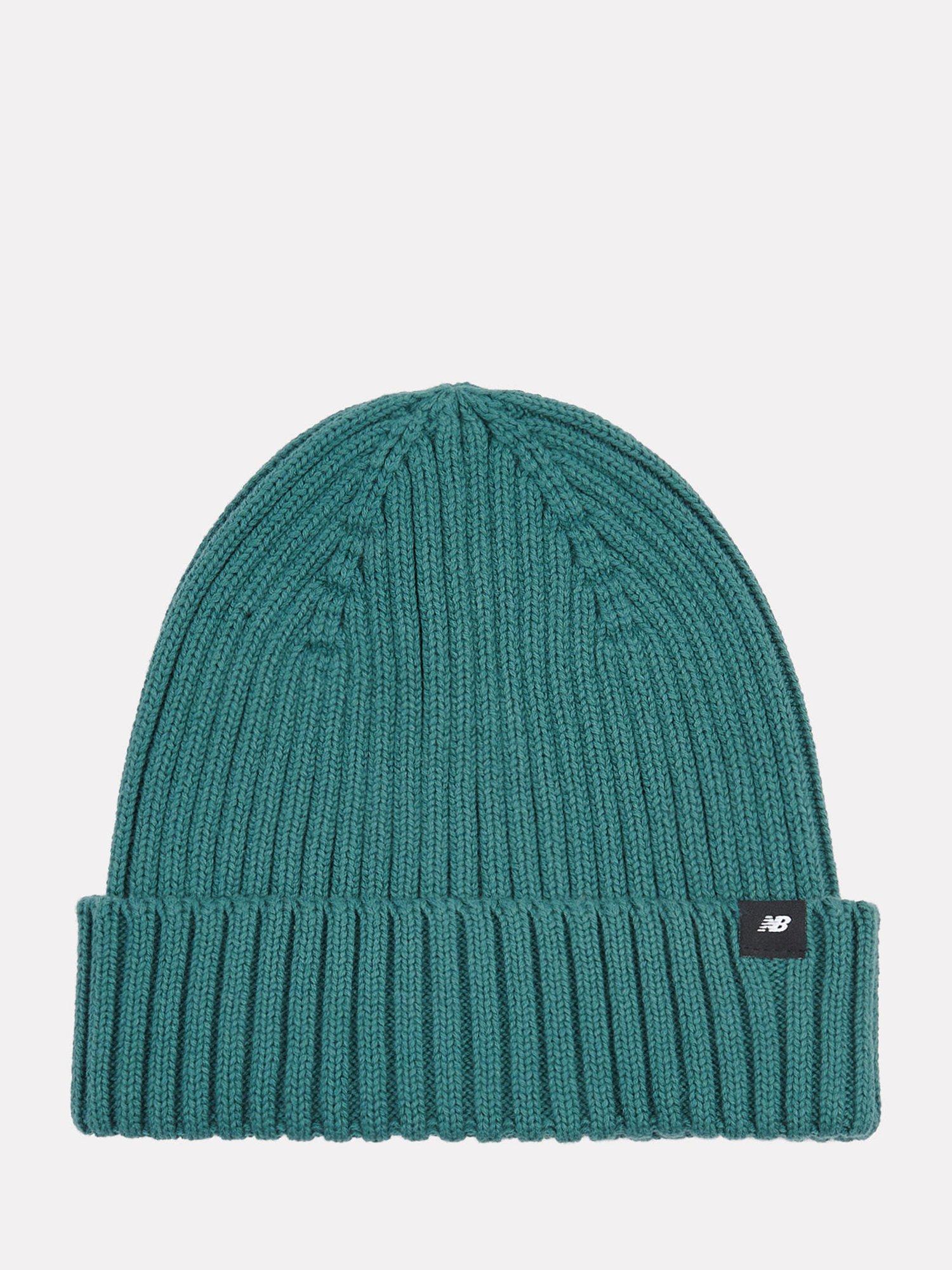 Product image 1 of 5, which shows New Balance Kids' Tab Beanie, New Spruce, One