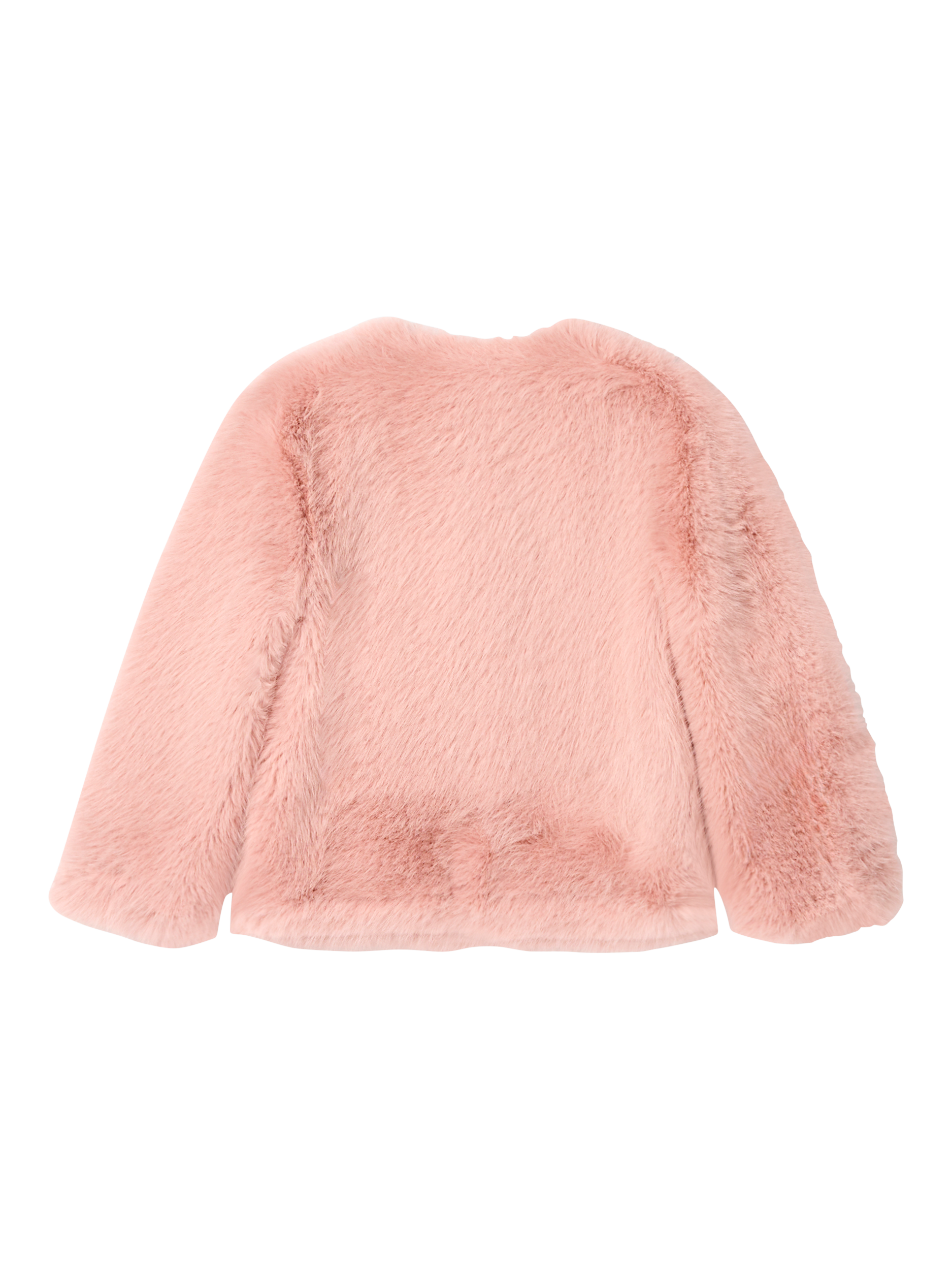 Product image 7 of 8, which shows Angel & Rocket Kids' Fur Coat, Pink, 3 years