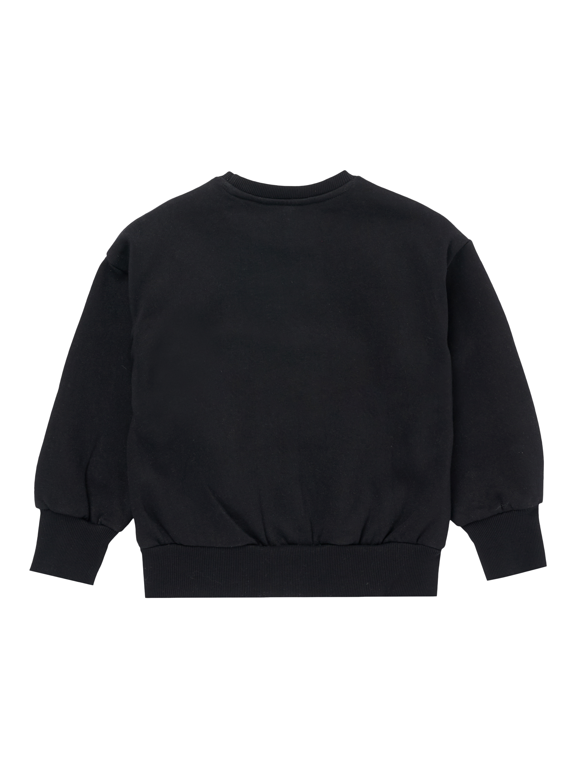 Product image 5 of 6, which shows Angel & Rocket Kids' Cotton Blend Embroidered Bow Sweater, Black, 3-4 years