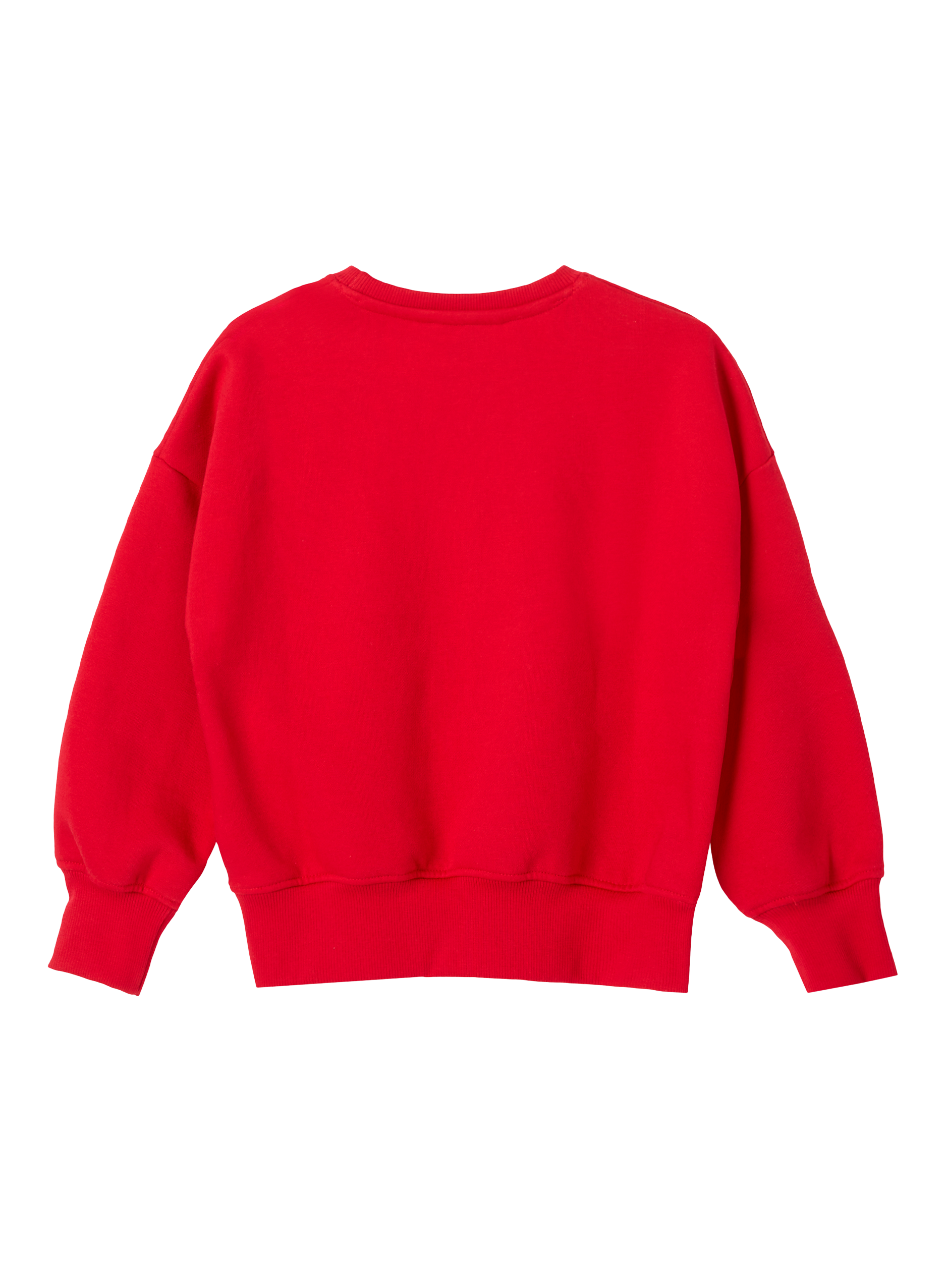 Product image 6 of 7, which shows Angel & Rocket Kids' Cotton Blend Mesh Bow Sweater, Red, 3-4 years