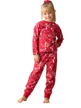 Angel & Rocket Kids' Cotton Blend Scandi Print Pyjamas