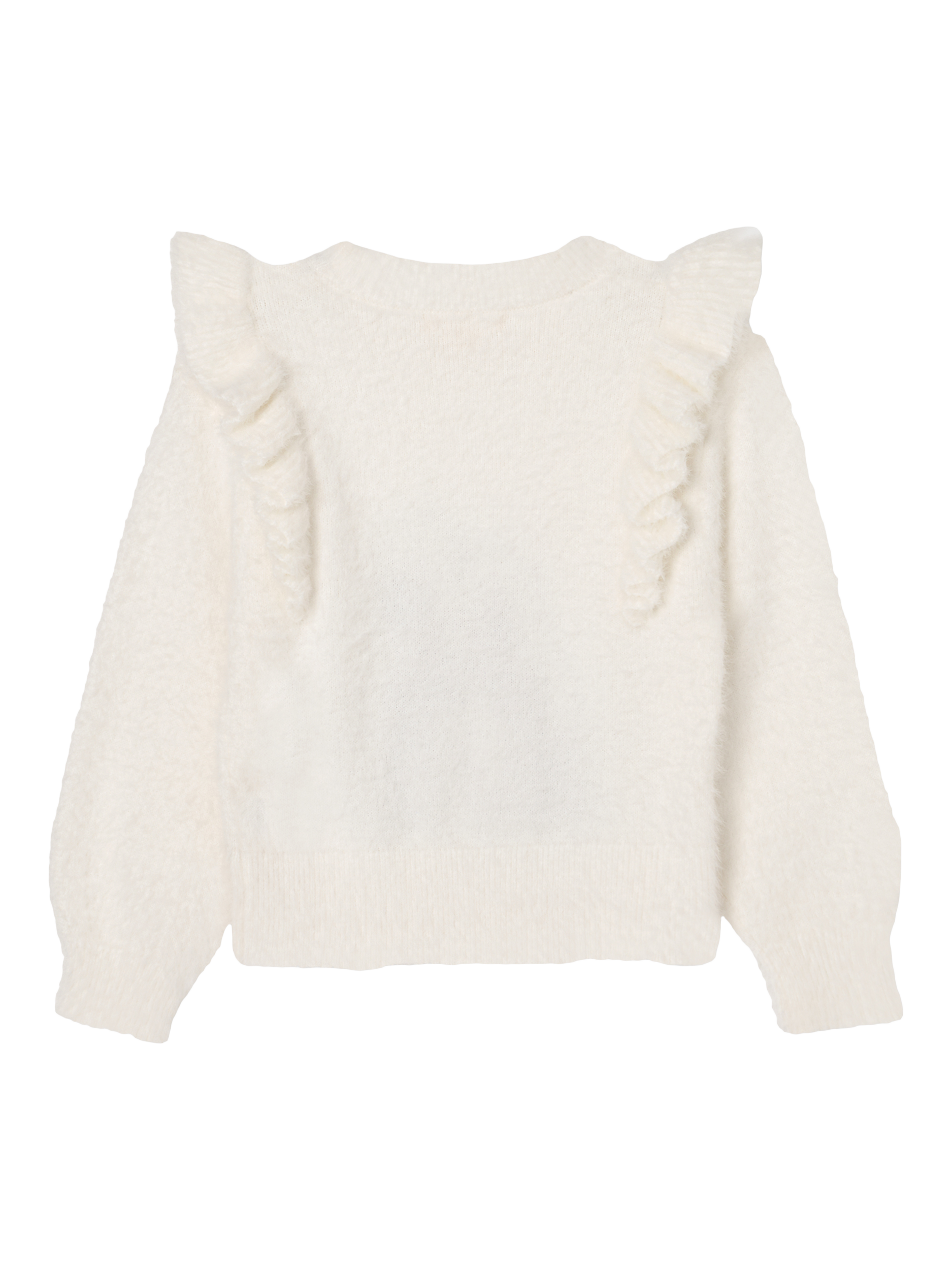 Product image 7 of 7, which shows Angel & Rocket Kids' Penguin Jumper, Ivory, 3-4 years