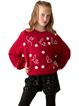 Angel & Rocket Kids' Fa La La La Jumper
