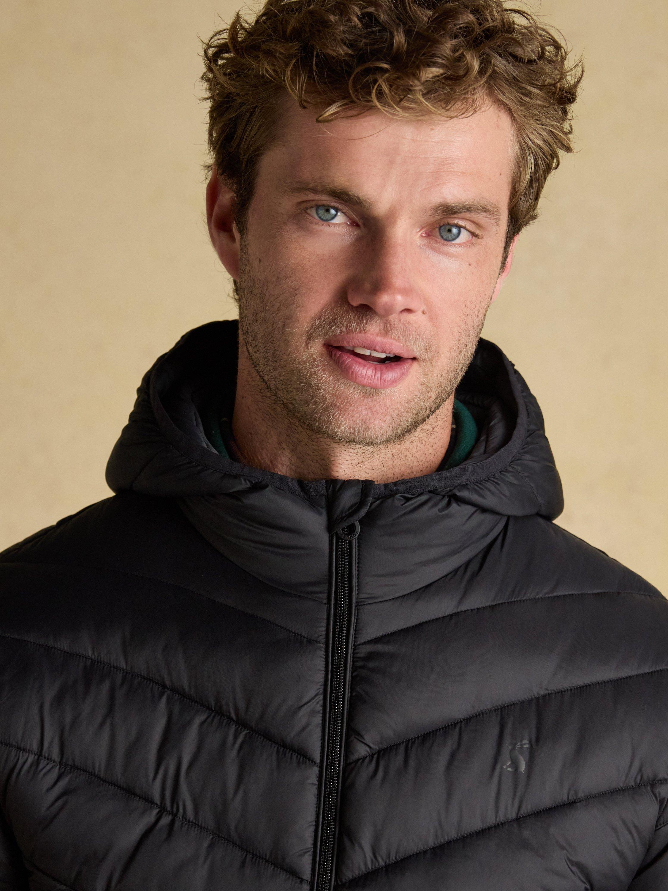 Product image 7 of 9, which shows Joules Padded Puffer Jacket, Black, L