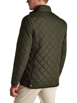 Joules Quilted Jacket - view 2, Green