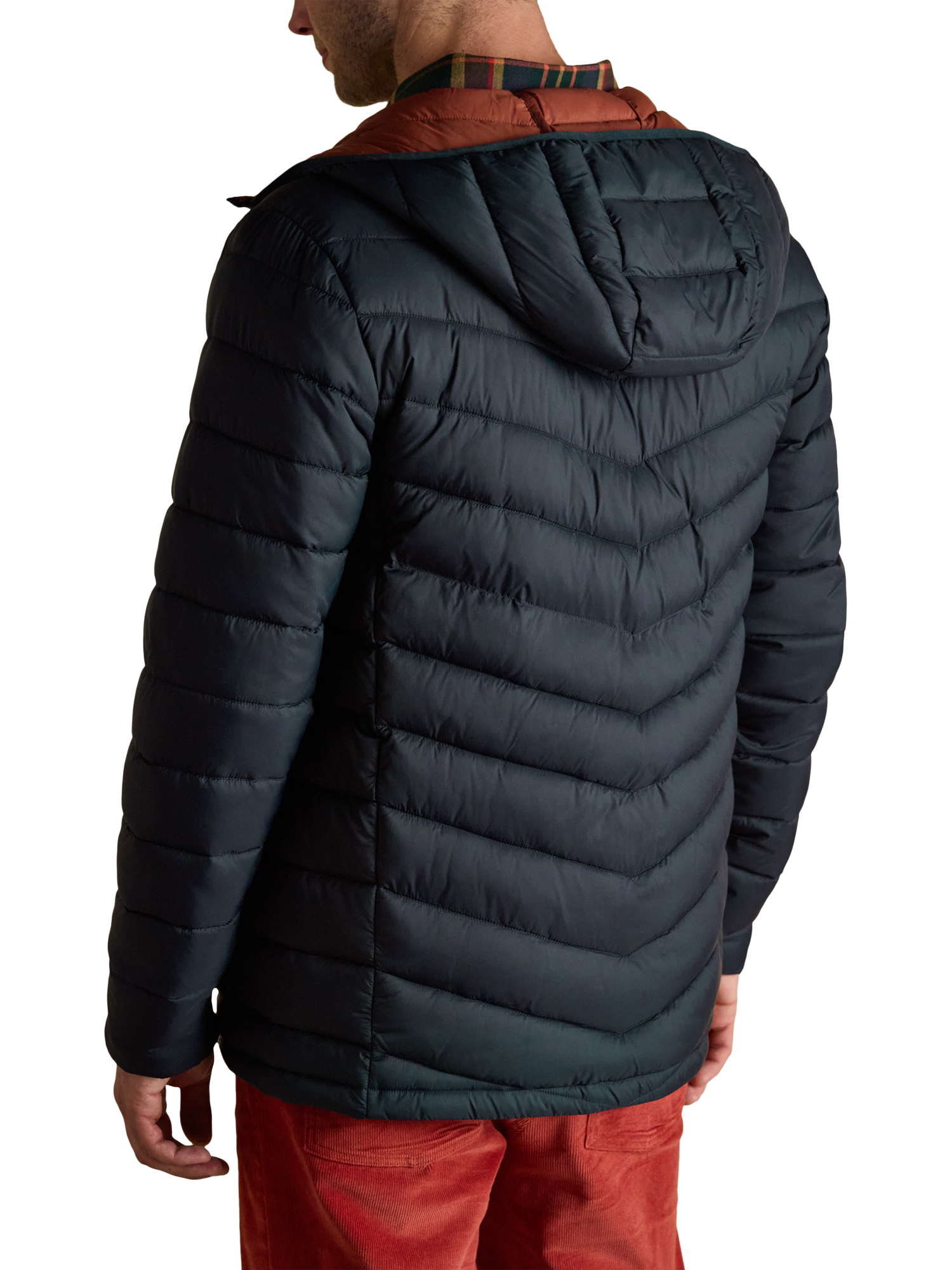 Product image 2 of 10, which shows Joules Padded Puffer Jacket, Navy, S