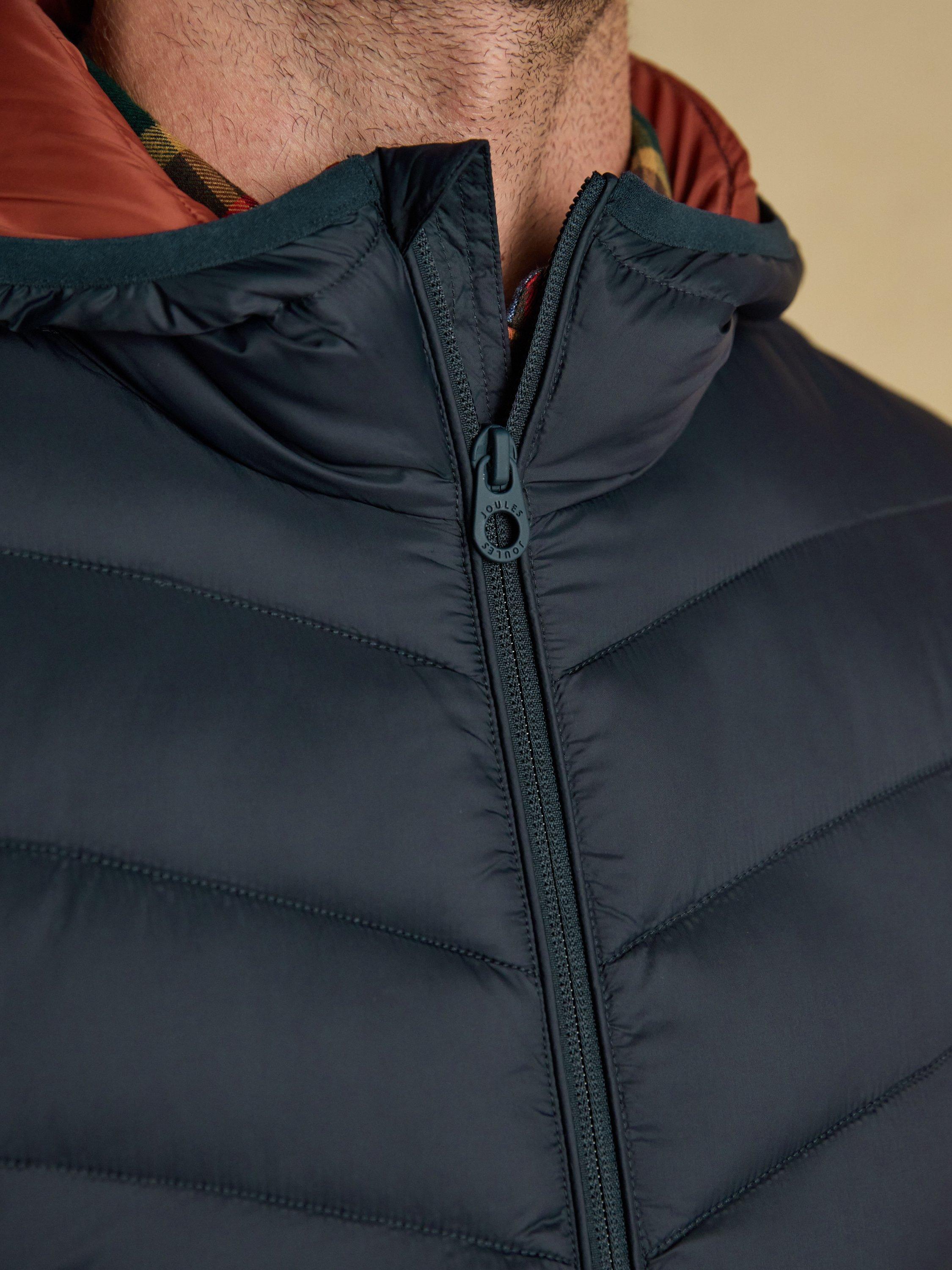 Product image 8 of 10, which shows Joules Padded Puffer Jacket, Navy, S