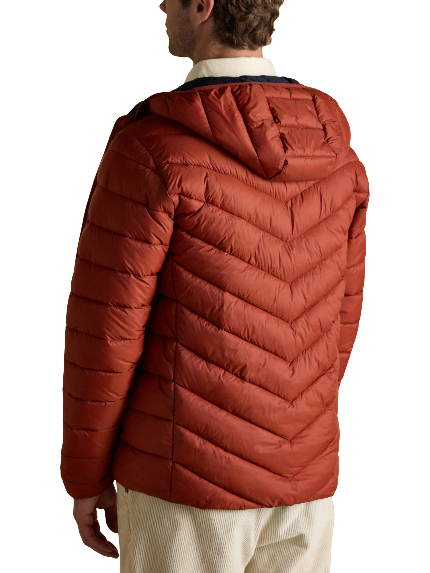 Product image 2 of 10, which shows Joules Padded Puffer Jacket, Orange, S