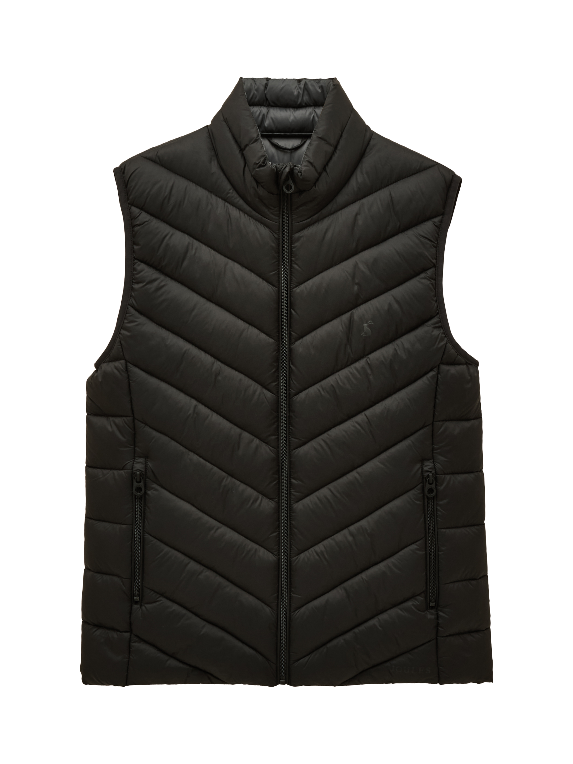 Product image 10 of 10, which shows Joules Garrett Showerproof Padded Gilet, Black, S