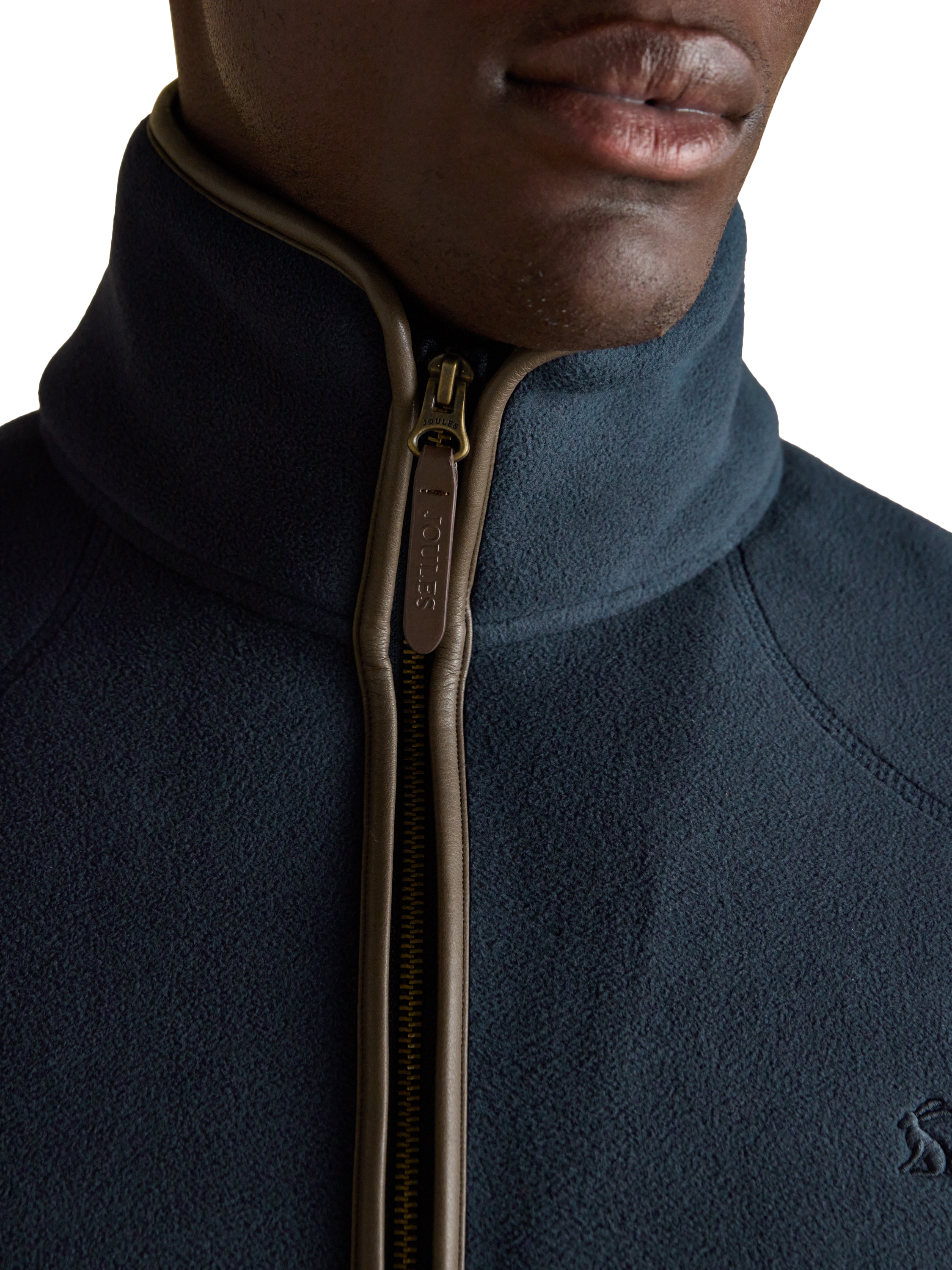 Product image 5 of 10, which shows Joules Fleece Gilet, Navy, S