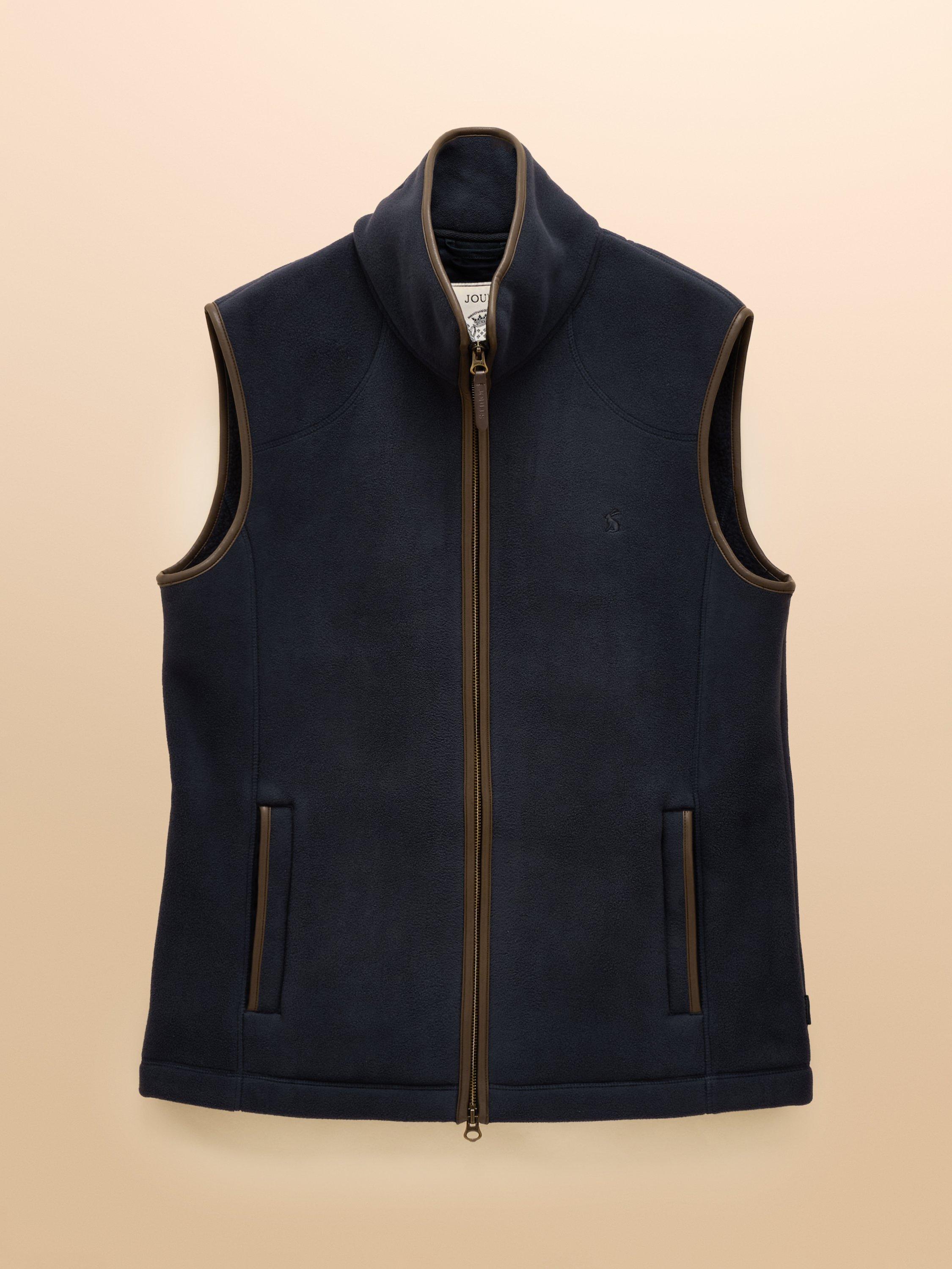 Product image 8 of 10, which shows Joules Fleece Gilet, Navy, S
