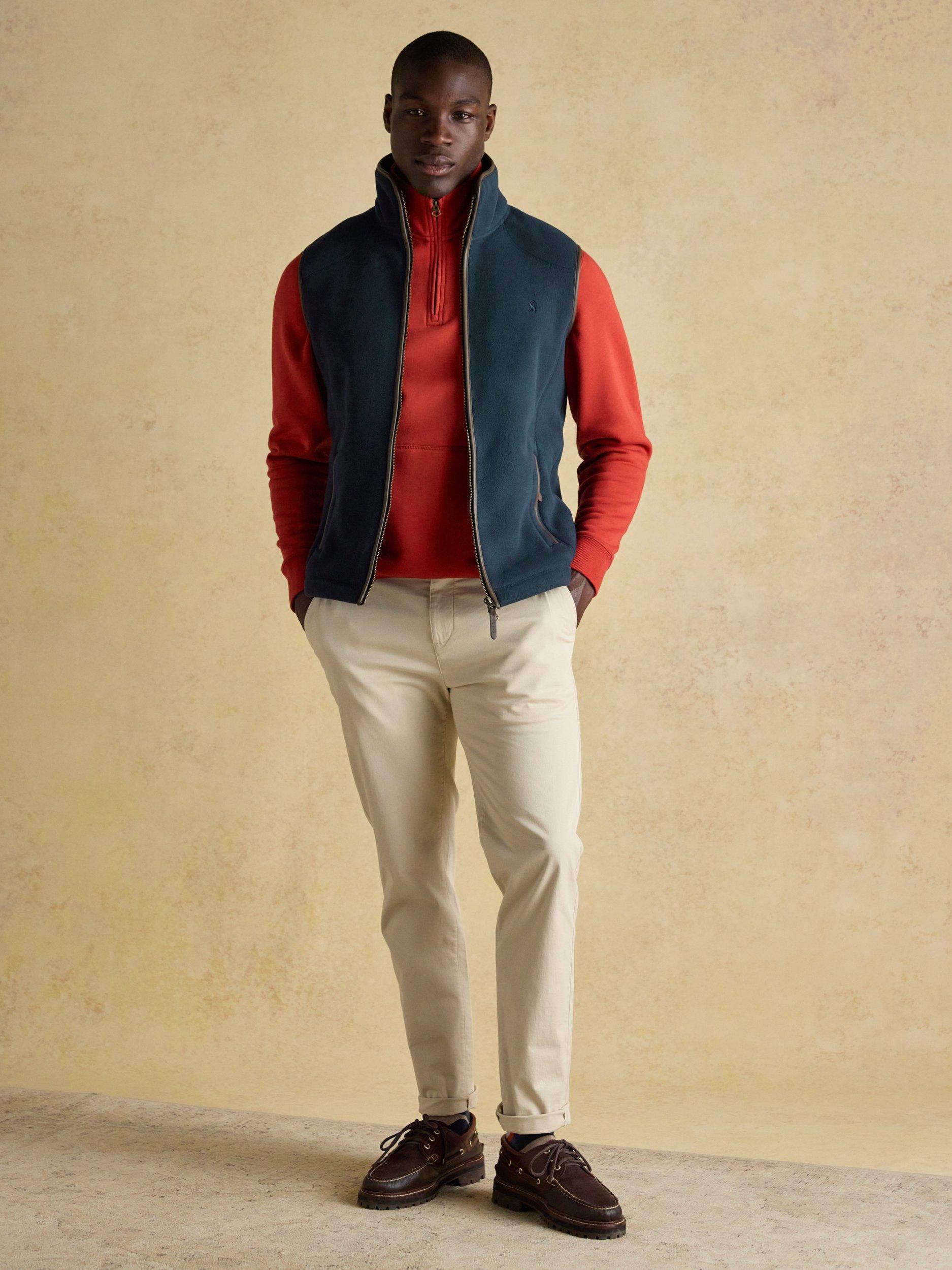 Product image 9 of 10, which shows Joules Fleece Gilet, Navy, S