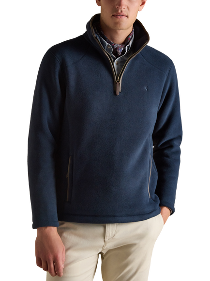 Joules Heritage Quarter-Zip Fleece, Navy