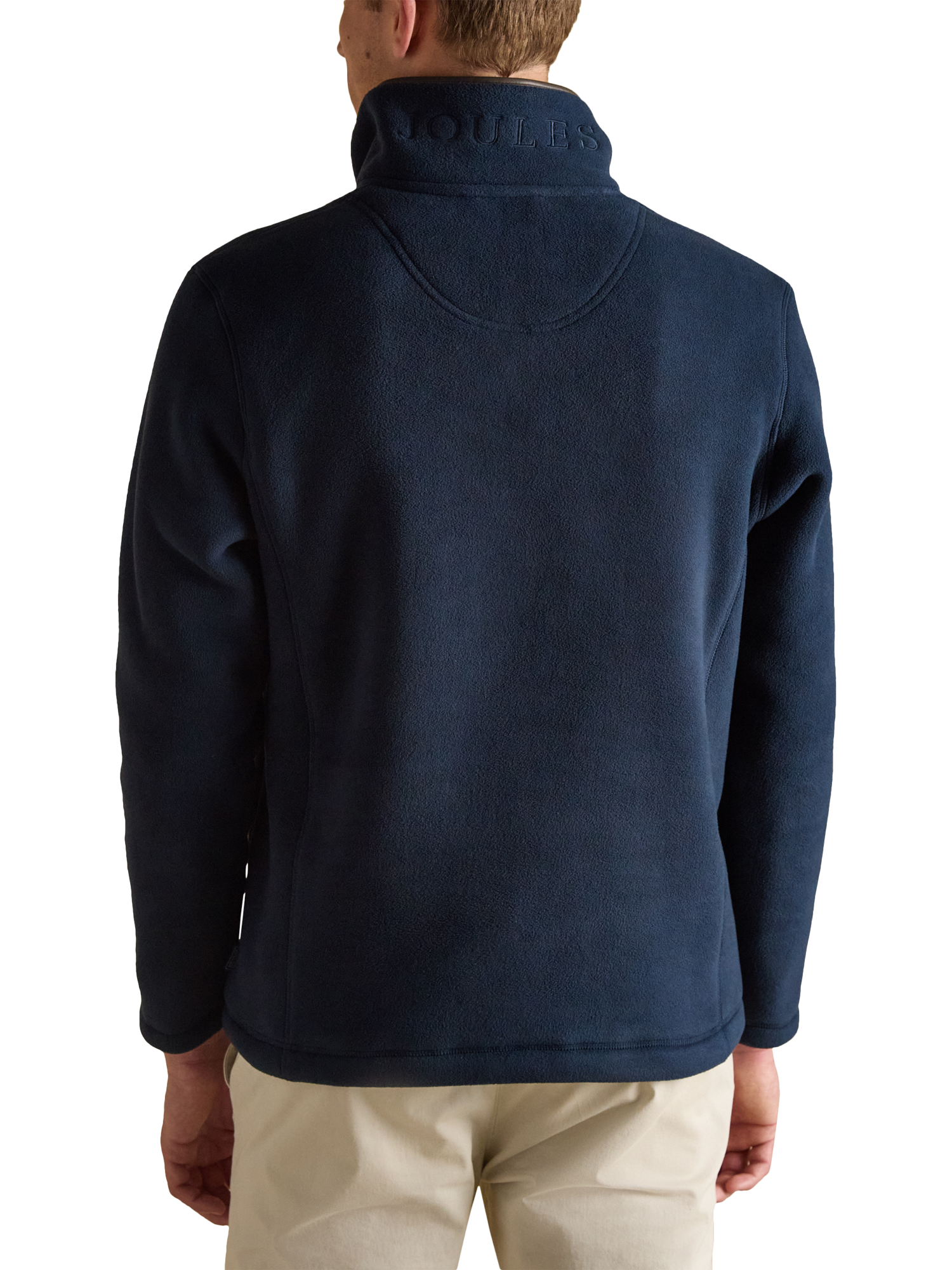 Product image 2 of 9, which shows Joules Heritage Quarter-Zip Fleece, Navy, S