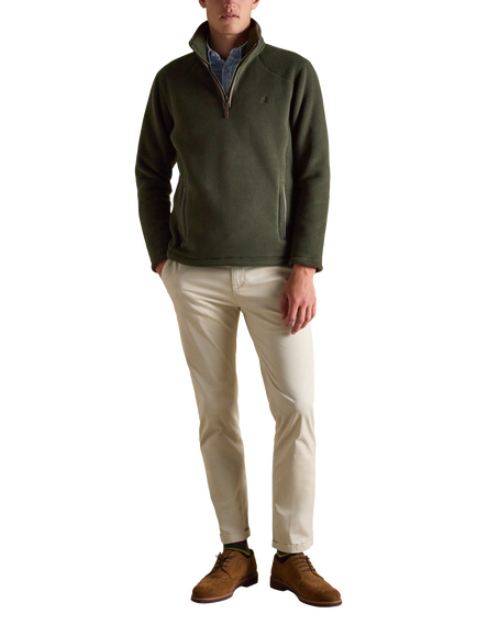 Joules Heritage Quarter-Zip Fleece, Green
