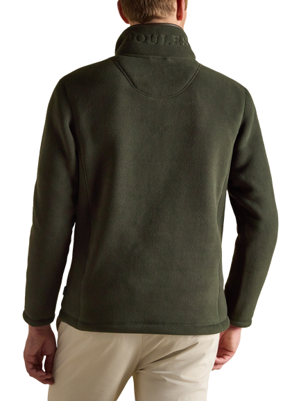 Joules Heritage Quarter-Zip Fleece - view 2, Green