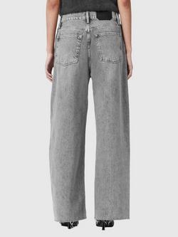 AllSaints Aki Crossover Jeans, Destroy Grey - view 2, Destroy Grey