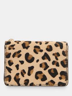 Whistles Eli Triple Pouch Leather Compact Purse, Multi, Multi