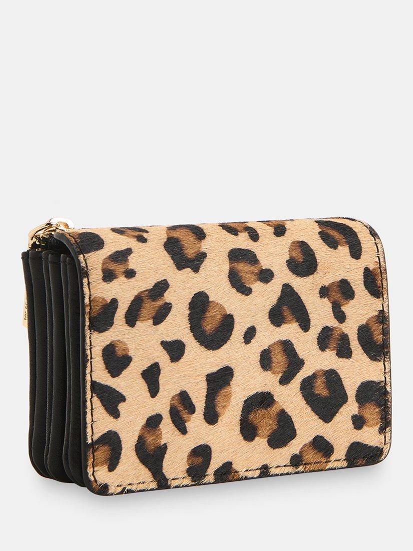 Product image 4 of 4, which shows Whistles Eli Triple Pouch Leather Compact Purse, Multi, One Size