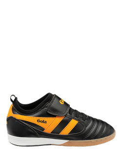 Galo Kids' Ceptor TX Quilted Trainers, Black/Yellow, Black/Yellow
